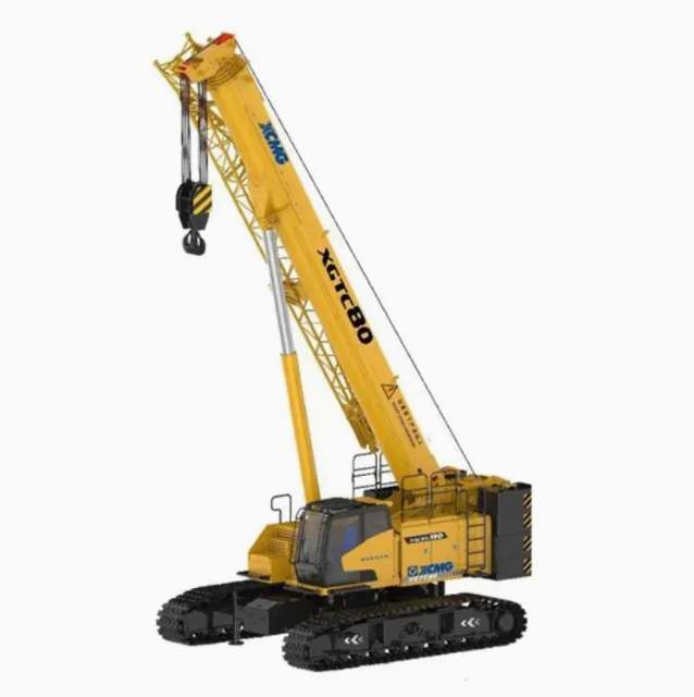 Xgtc80 80Ton Mobile Telescopic Crawler Crane