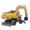 XE210WB 21 Ton Hydraulic Wheel Excavator Machines