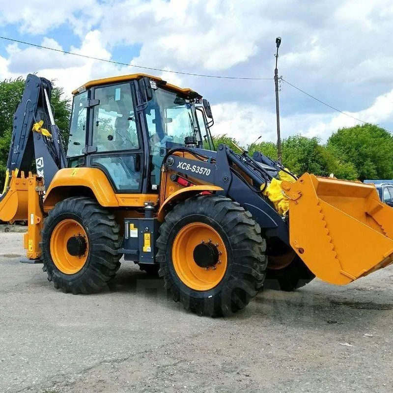 Xc8-S3570 New 2.5ton Mini Backhoe Wheel Loader for Sale