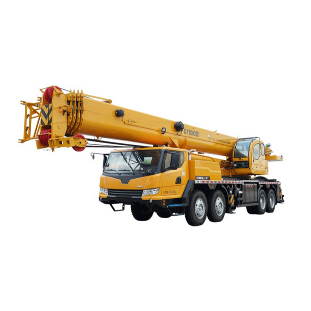 China Top Brand QY80K5D-3 80 Ton Hydraulic Truck Crane 90km/h Fast Speed Crane