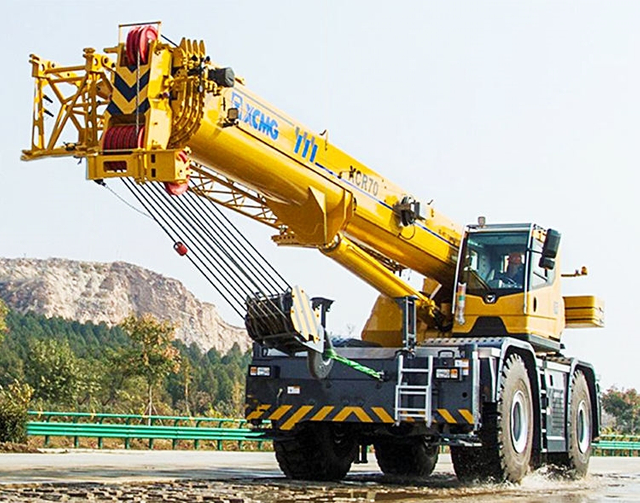 Xcr70 70 Ton Mobile Hydraulic Rough Terrain Crane