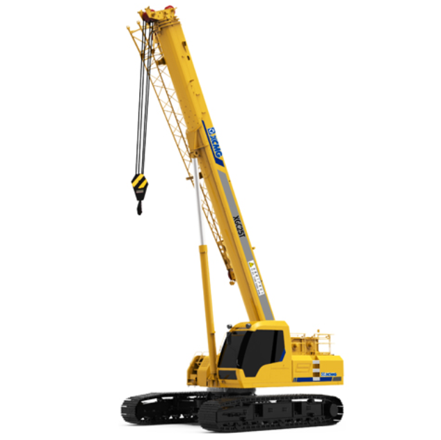 Telescopic crawler crane lift planning—ground bearing and travel routes