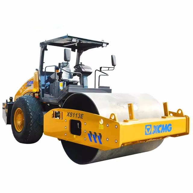 Xs113e Full Hydraulic Dual-Drive Single Drum Vibratory Rollers 