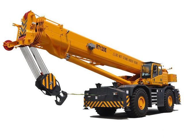 Rt120e 120 Ton Telescopic Boom Rough Terrain Crane 