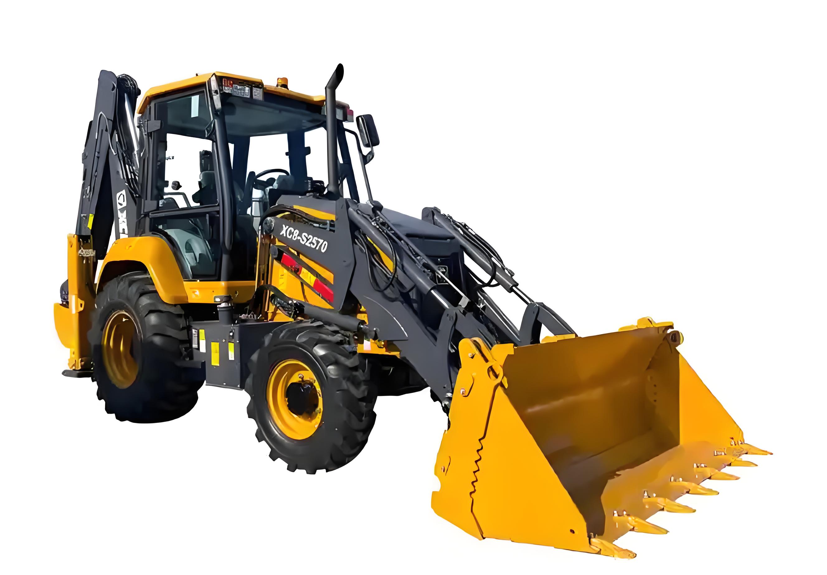 XC8-S2570 China Brand CE 2.5ton Backhoe Loader Excavator With Euro V Engine