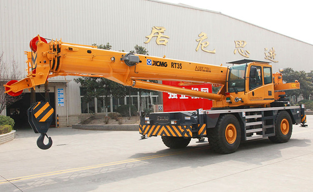Rt35 35 Ton Hydraulic Rough Terrain Tractor Crane