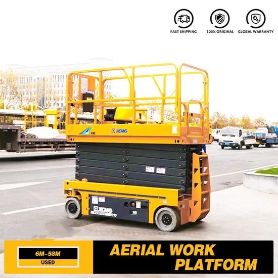  Xg1612DC 16m Electric Hydraulic Self Propelled Scissor Lift Table 