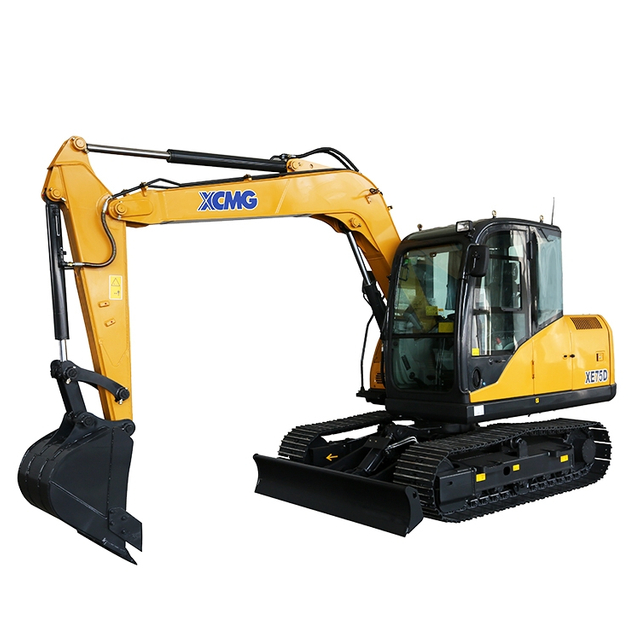 Xe75D 7 Ton Hydraulic Crawler Excavator Construction