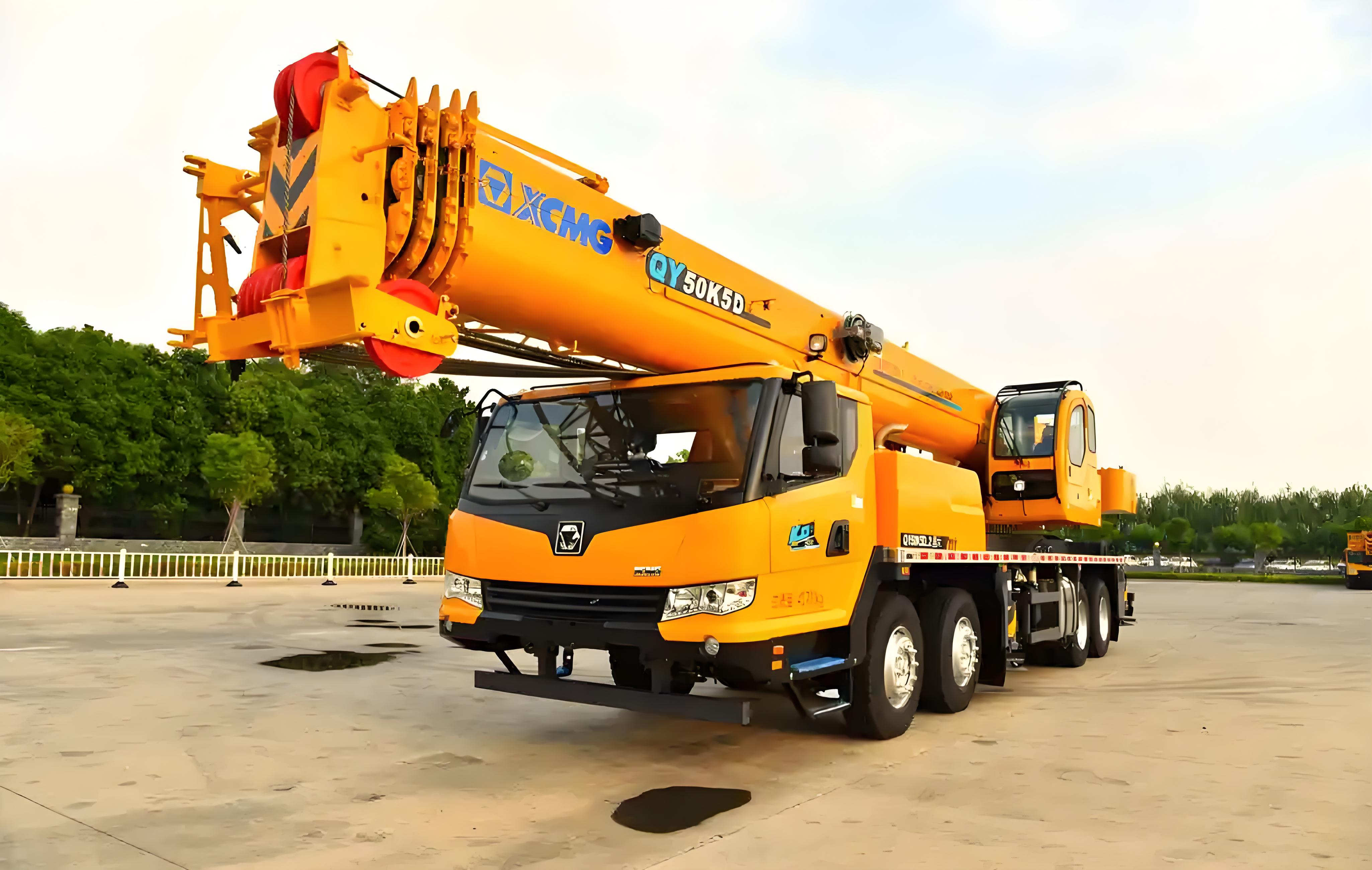 50-Ton Mobile Hydraulic Truck Crane QY50KD for Construction​