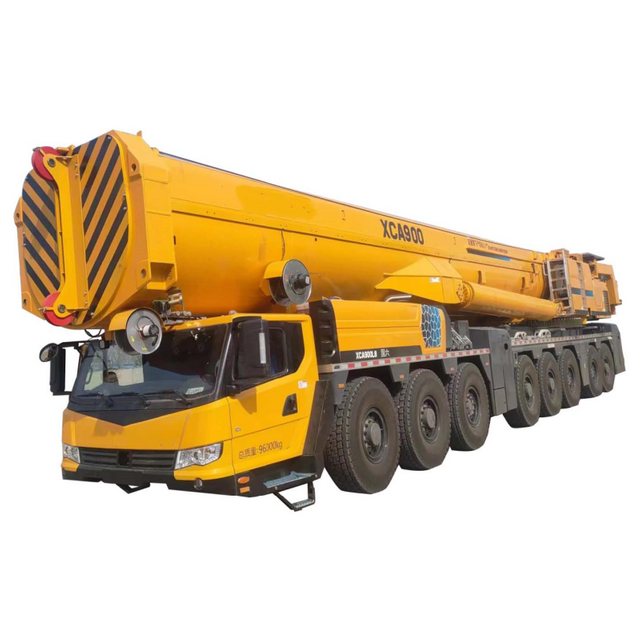 Heavy‑duty Lifting XCA900L8‑1 900 Ton All‑terrain Crane 8‑axle Chassis Full‑function Wireless Remote Control Mobile Crane for 160m Wind Tower Project
