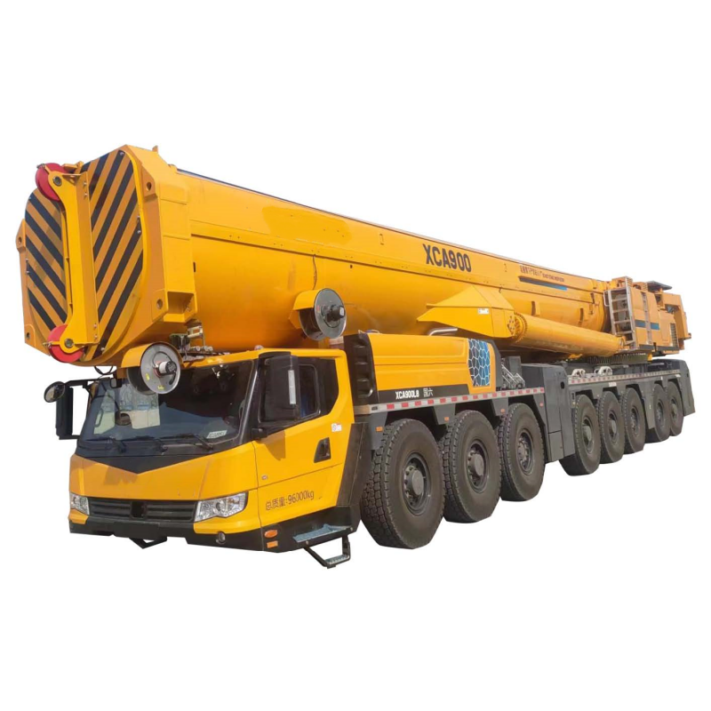 Heavy‑duty Lifting XCA900L8‑1 900 Ton All‑terrain Crane 8‑axle Chassis Full‑function Wireless Remote Control Mobile Crane for 160m Wind Tower Project
