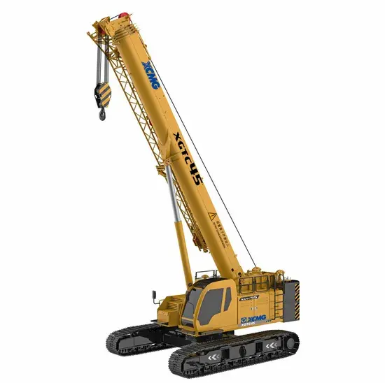 High Performance XGTC45 45ton Crawler Crane 1546kN&middot;m Rated Load Moment Low Ground Pressure Mobile Lifting Machinery for Power Tower & Bridge Construction