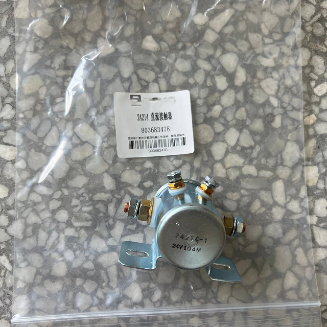 803683478 Electric DC Contactor 24214 Heavy Duty Excavator Spare Parts