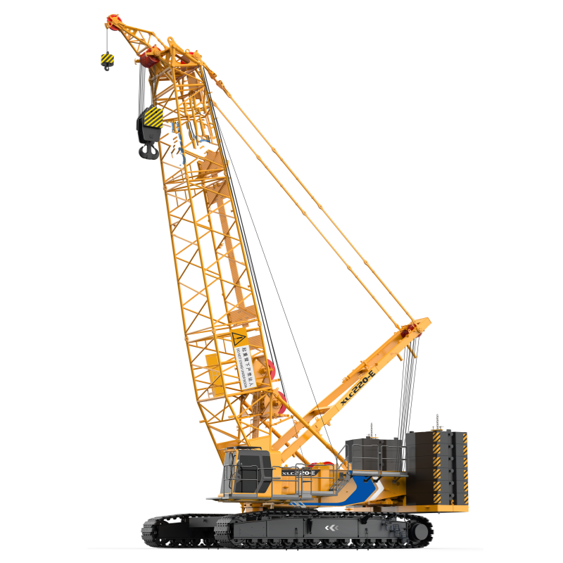 Modular Design XLC220-E Crawler Crane Durable 220 Ton Electric Lattice Boom Crane For Industrial Civil Green Engineering