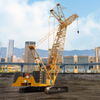 XLC350 350 Ton Heavy Lifting Crawler Crane High Lifting Moment Modular Lattice Boom Crane For Wind Power Petrochemical
