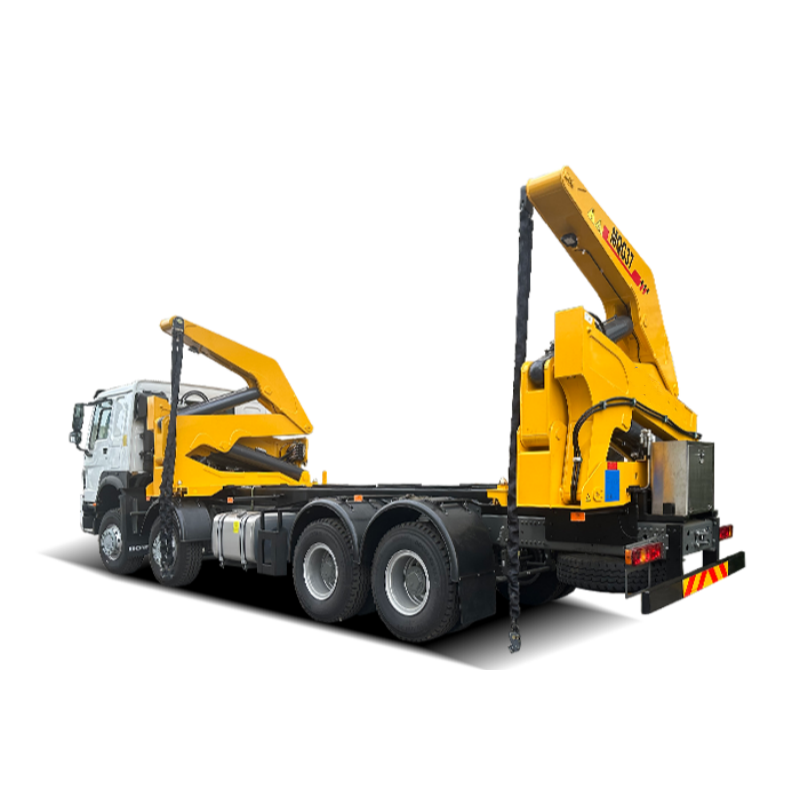 MQG37A 37 Ton Container Side Lifter for Self Loading Ground Pick Up And Truck‑to‑truck Container Transfer