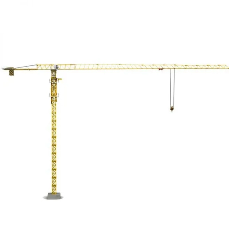 XGL140-8S 8 Ton Flat Top Tower Crane 140t&middot;m Rated Moment Long Jib Large Span Intelligent Frequency Conversion Construction Tower Crane