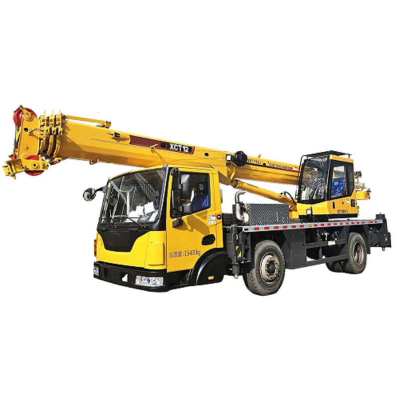 XCT12K4‑1 Compact Low‑Profile Truck‑Mounted Crane 12 Ton 28m Four‑Section Main Boom Short‑Wheelbase Mobile Crane for Height‑Limited Working Sites
