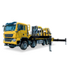 SQZ2400 Heavy Duty Articulated Lorry Crane 60ton 8-section Folding Boom Low Clearance Hydraulic Truck Mounted Crane For Industrial Lifting