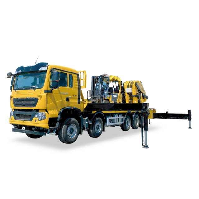 SQZ2400 Heavy Duty Articulated Lorry Crane 60ton 8-section Folding Boom Low Clearance Hydraulic Truck Mounted Crane For Industrial Lifting