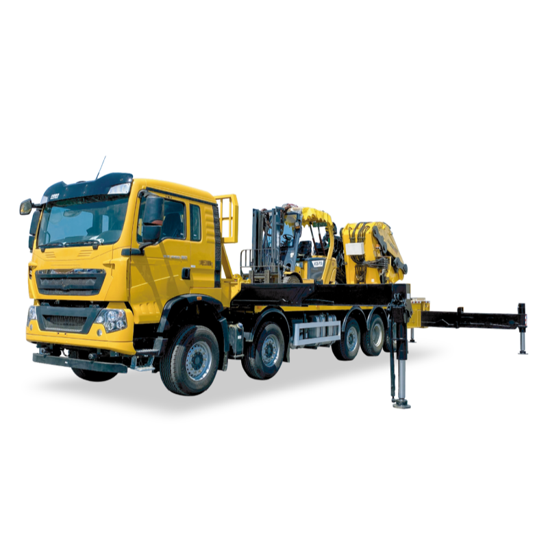SQZ2400 Heavy Duty Articulated Lorry Crane 60ton 8-section Folding Boom Low Clearance Hydraulic Truck Mounted Crane For Industrial Lifting