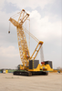 XLC350 350 Ton Heavy Lifting Crawler Crane High Lifting Moment Modular Lattice Boom Crane For Wind Power Petrochemical