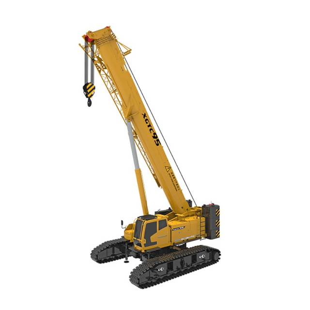 XGTC95 95 Ton Telescopic Boom Crawler Crane Hydraulic Crawler Crane With 5 Sections Main Boom For Construction Lifting Project