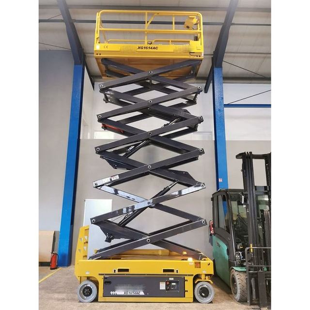 XG1614AC 17.8m AC Scissor Lift, 380kg Aerial Work Platform