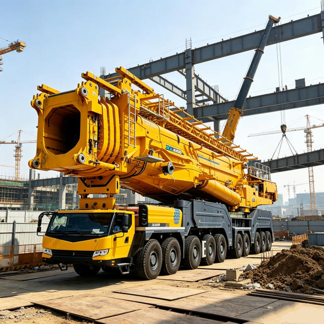 XCA3000 3000t All‑Terrain Crane Flexible Boom Hydraulic Crane for Large‑scale Energy Infrastructure Heavy‑lifting Jobs
