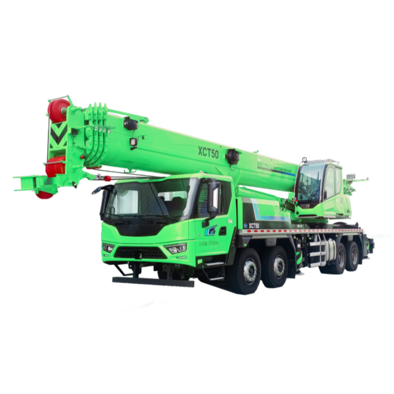 XCT50G5‑1HEV New Energy 50 Ton Mobile Truck Crane 2058kN&middot;m Max Load Moment Eco‑Friendly Hoisting Equipment for Sale