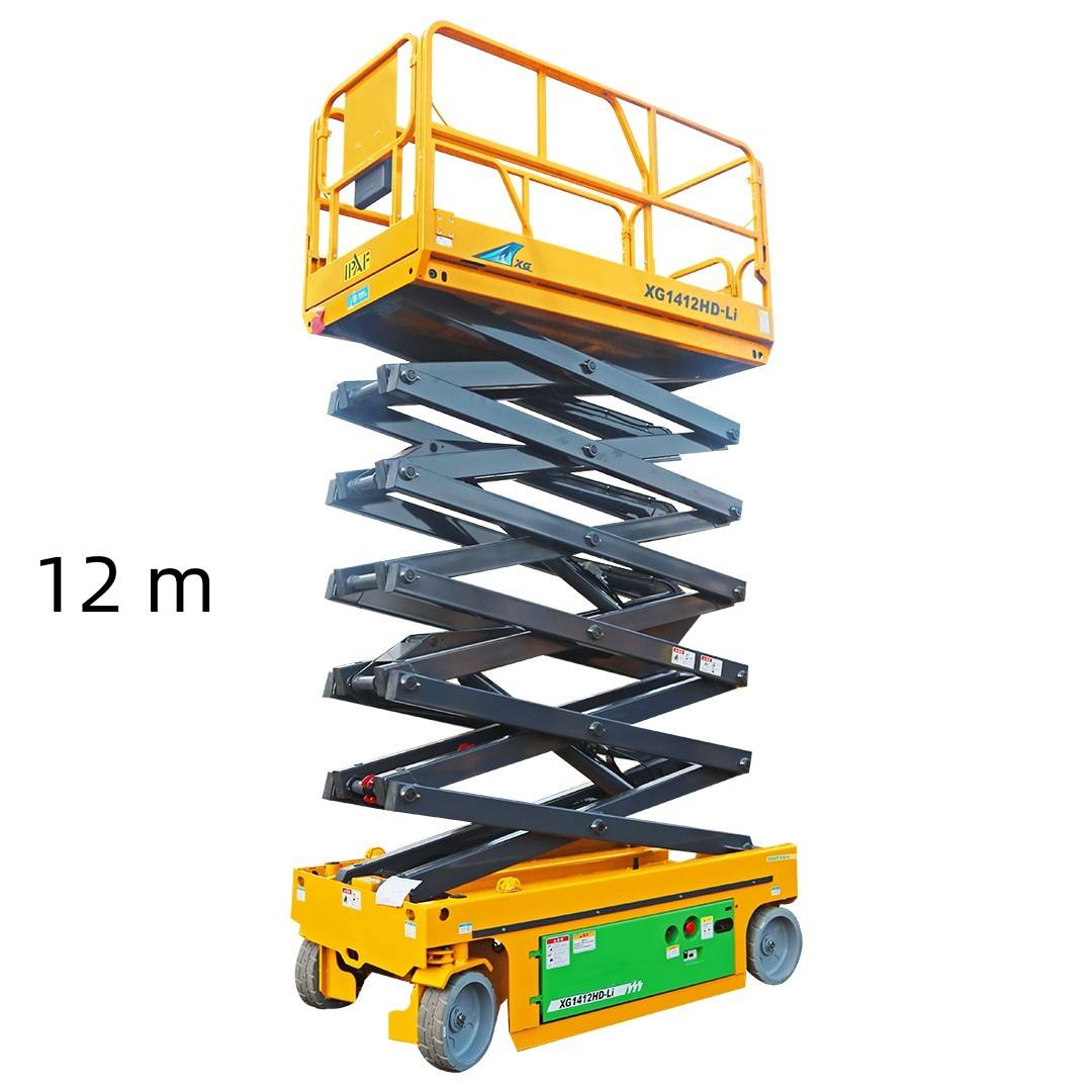 XG1412HD-Li CE Certified Heavy Duty Aerial Platform, Lithium Powered, Suitable for Indoor Light Outdoor Operations