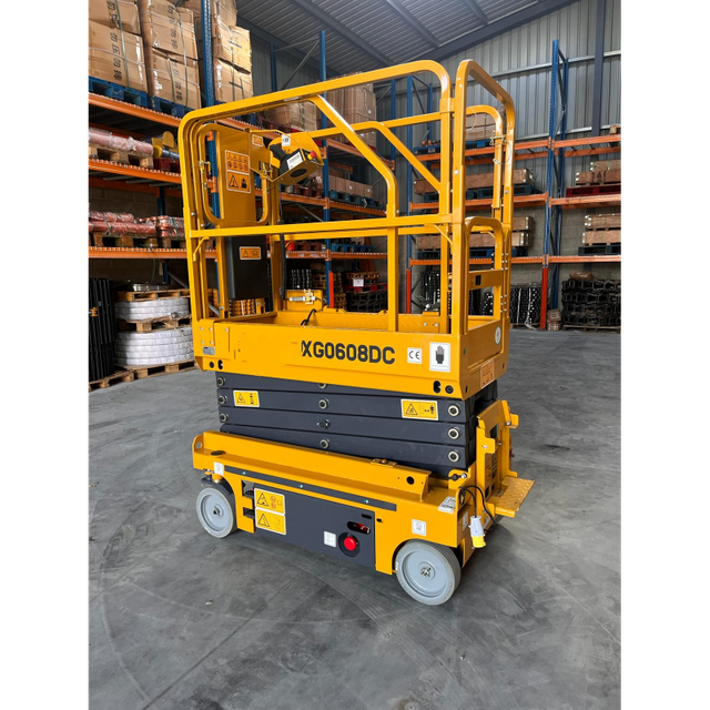 6.6m Compact Electric Scissor Lift XG0608DC Narrow Body Aerial Platform
