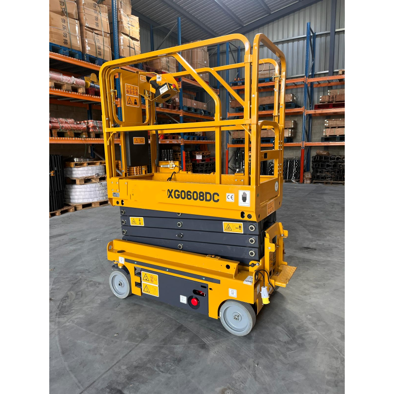 6.6m Compact Electric Scissor Lift XG0608DC Narrow Body Aerial Platform