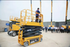 13.8m AC Powered Scissor Lift XG1212AC 320kg Load for Indoor Aerial Work