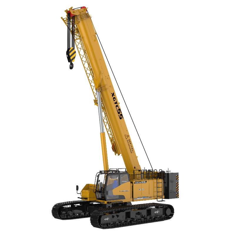 High Performance XGTC55 55ton Crawler Crane 2117kN&middot;m Rated Load Moment Weichai 199kW Engine for Rebar Cage & Bridge Construction