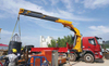 KSQZ300 12Ton 4 Section Square Boom Truck Mounted Crane, Full Hydraulic 360&deg; Rotary Lifting Crane for Municipal & Rural Construction
