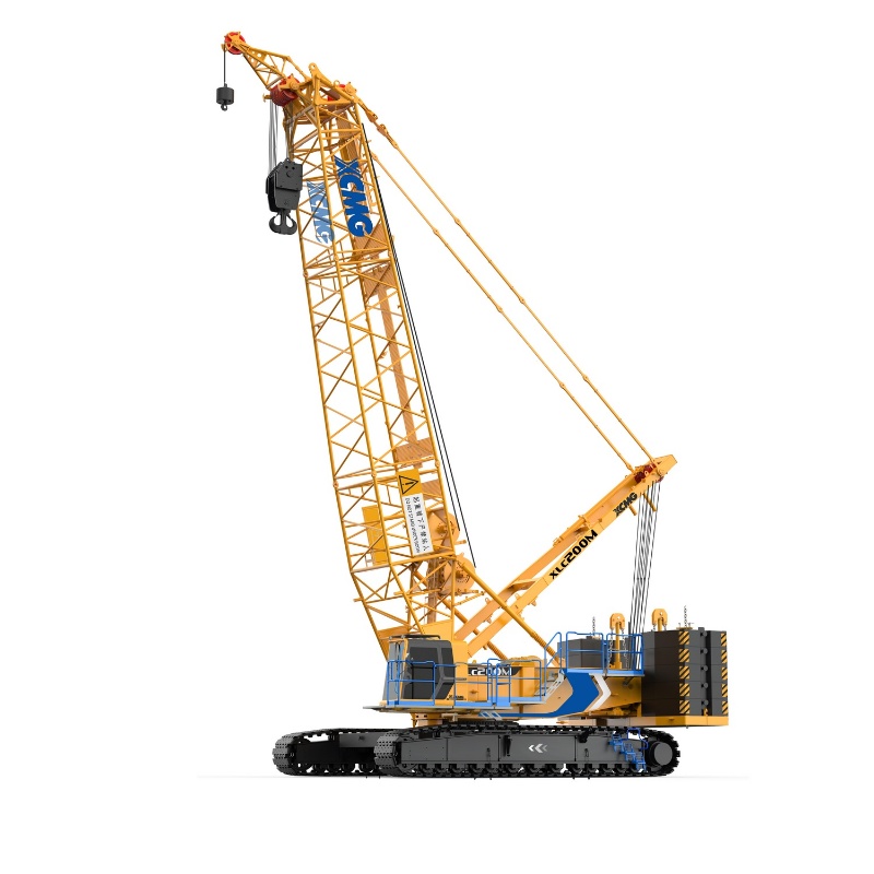 XLC200M 200 Ton Lattice Boom Crawler Crane Full Hydraulic Heavy Duty Crawler Crane For Large Construction Lifting Projects
