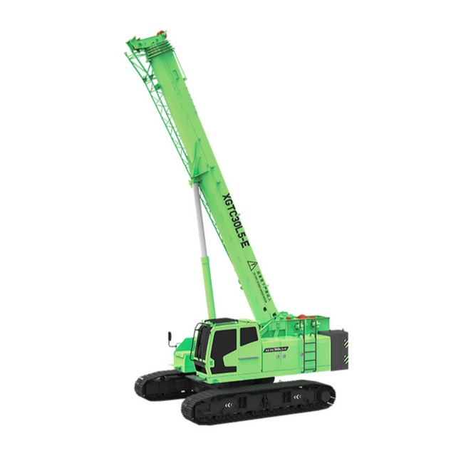 Eco-friendly XGTC30L5-E Electric Crawler Crane 229kWh Battery 8h Endurance 150kW Permanent Magnet Motor Construction Crane