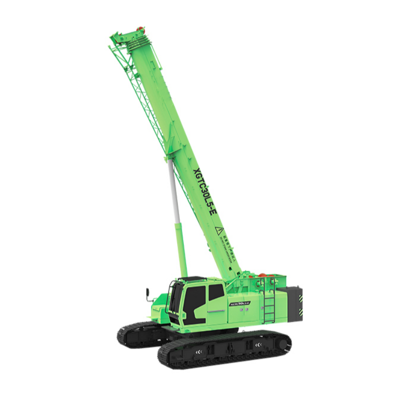 Eco-friendly XGTC30L5-E Electric Crawler Crane 229kWh Battery 8h Endurance 150kW Permanent Magnet Motor Construction Crane