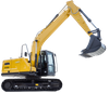 XE135G 13500kg Medium Crawler Excavator 0.61m&sup3; Bucket Energy Saving
