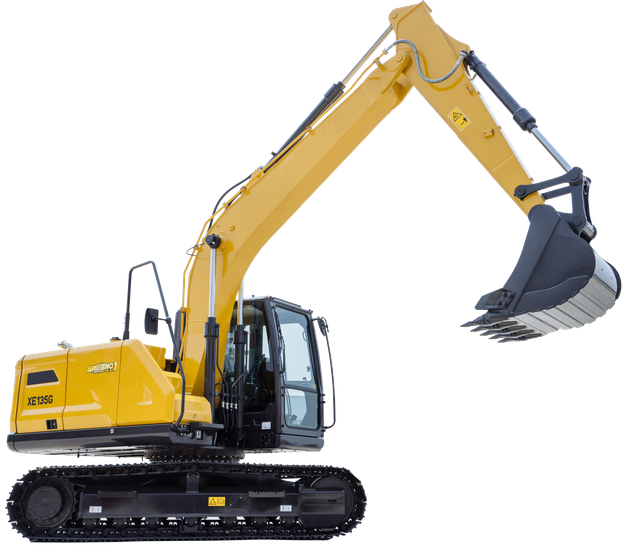 XE135G 13500kg Medium Crawler Excavator 0.61m&sup3; Bucket Energy Saving