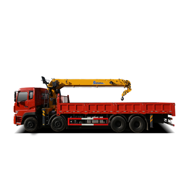 GSQS400-4 16 Ton Straight Arm Truck Mounted Crane 19.3m Boom 420kN&middot;m 4 Sections Telescopic Hydraulic Lorry Crane