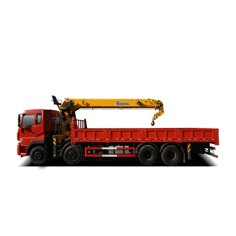 GSQS400-4 16 Ton Straight Arm Truck Mounted Crane 19.3m Boom 420kN&middot;m 4 Sections Telescopic Hydraulic Lorry Crane