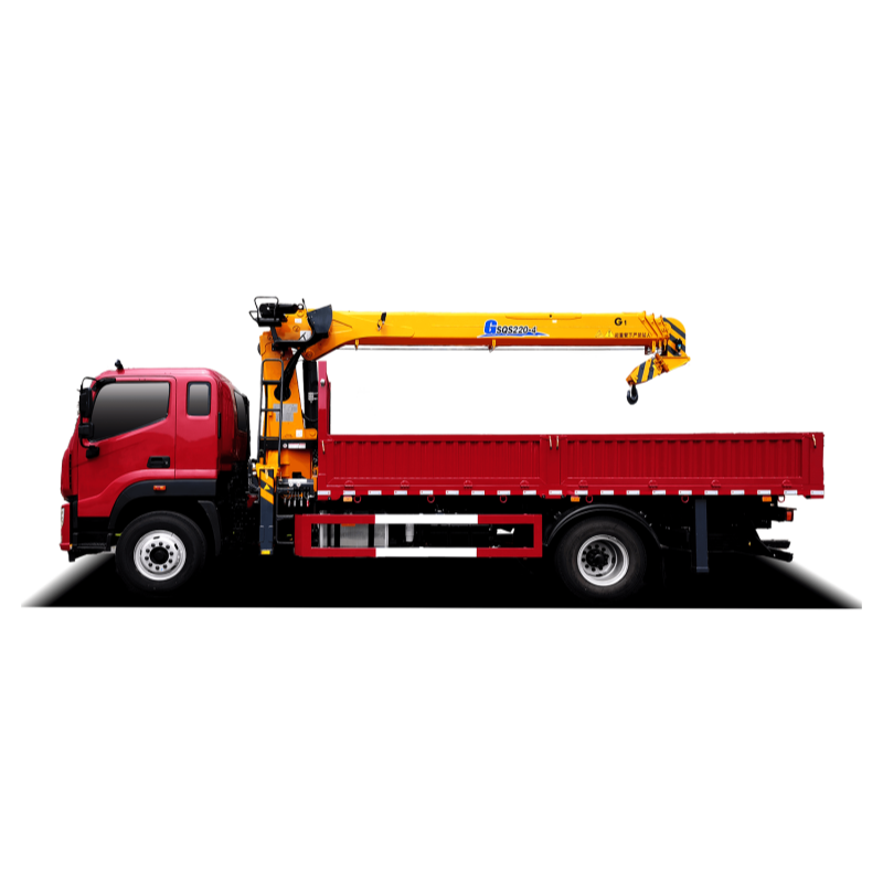 High Performance GSQS220-4 Truck Mounted Lorry Crane 15m Working Height Heavy Duty Mobile Crane for Engineering & Logistics
