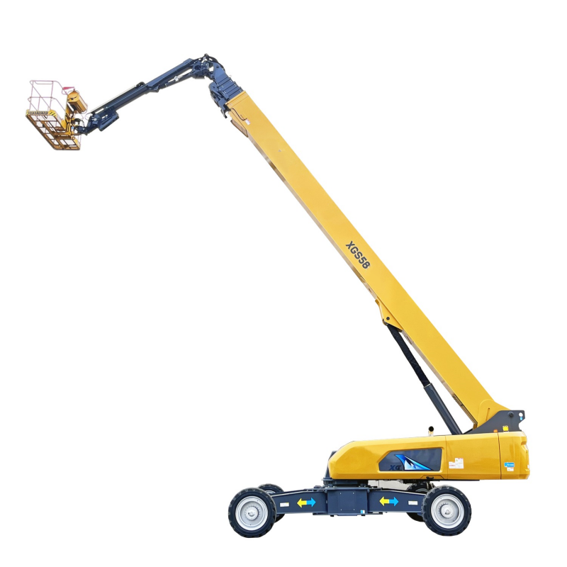 XGS58 58m Boom Lift 24.4m Outreach 45% Gradeability for Construction
